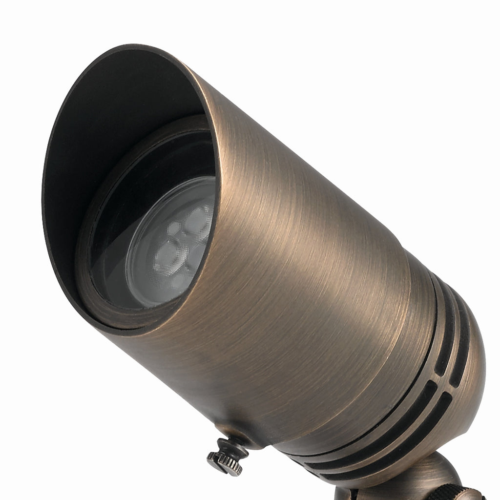 KICHLER 15485CBR 12V Mr-16 Adjustable Cowl Brass Accent-Centennial Brass