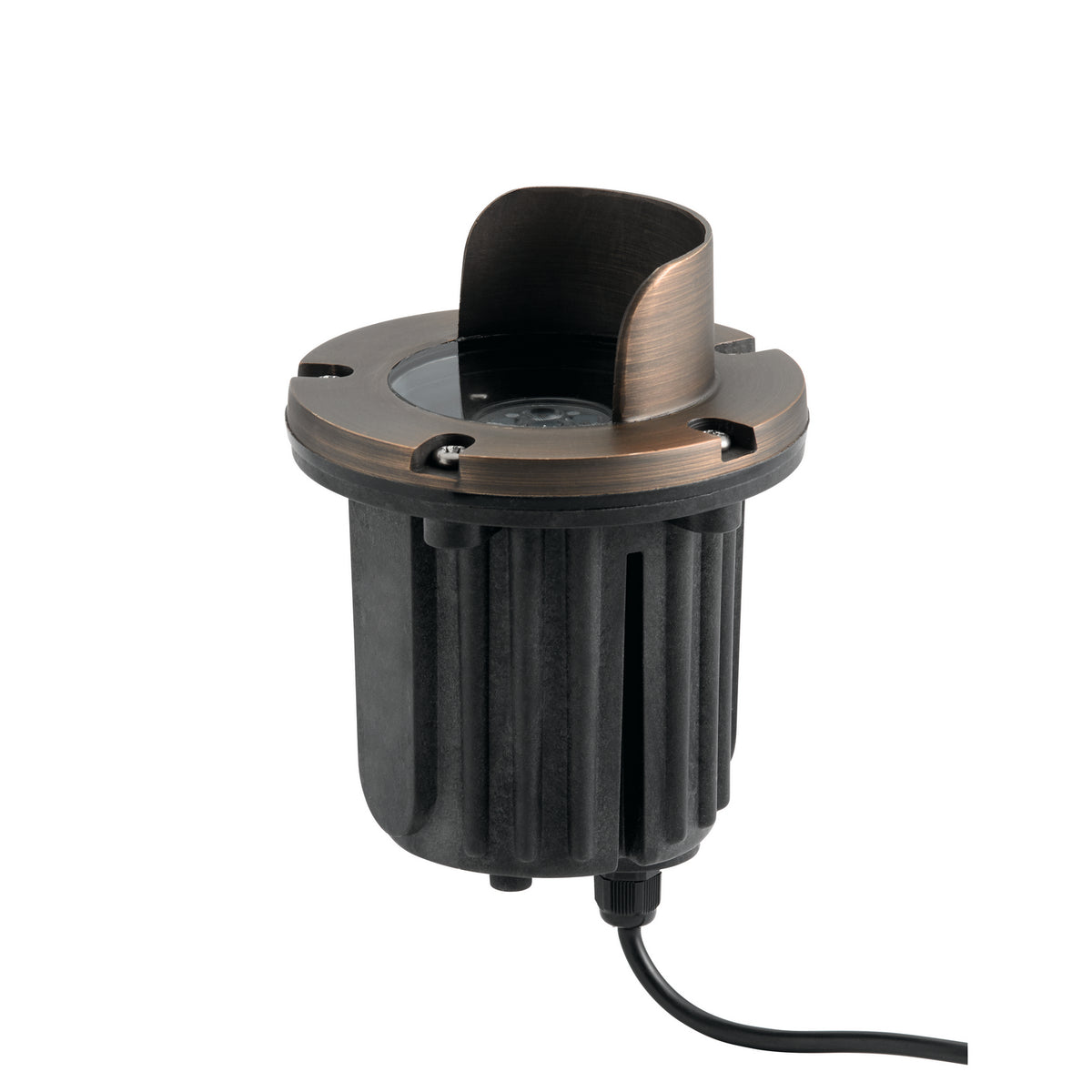 KICHLER 15496CBR 12V In-Ground Brass Cowl Centennial Brass