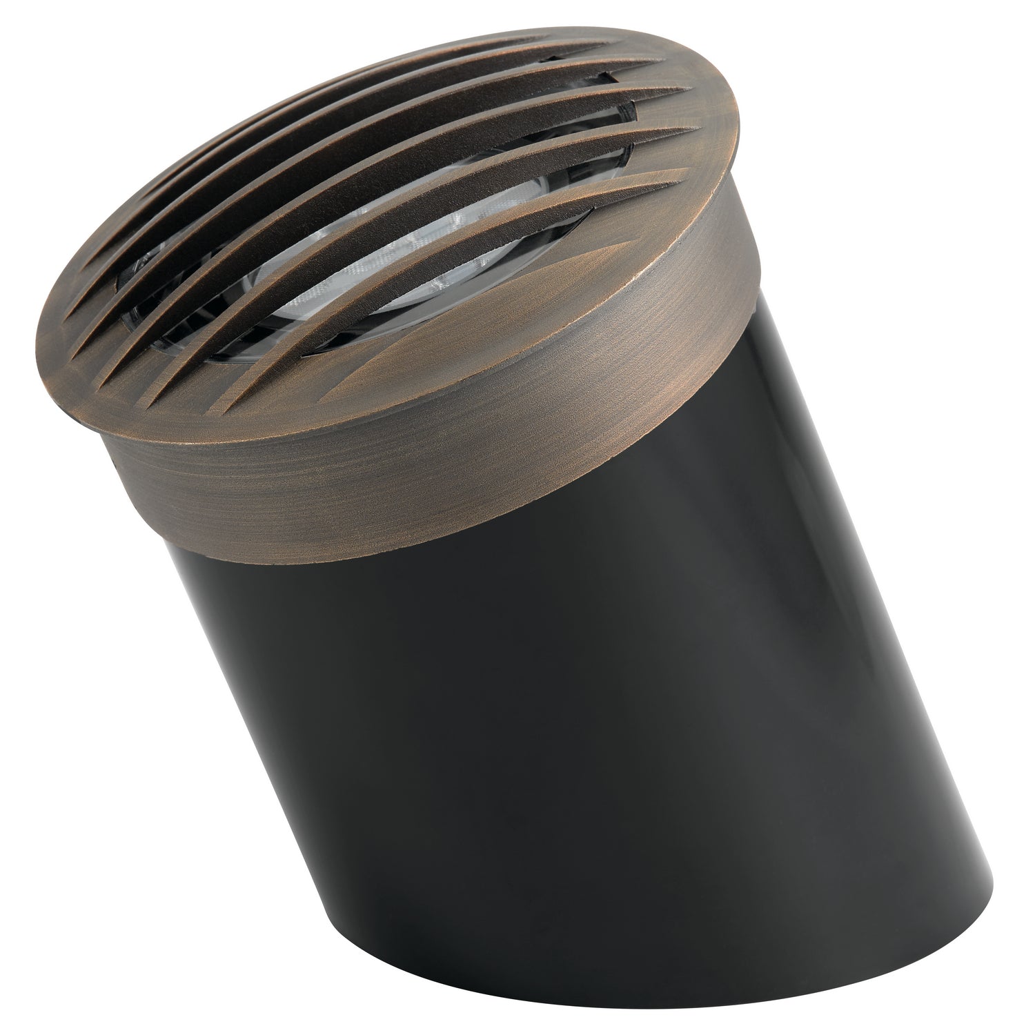 KICHLER 15508CBR 12V Par36 Well Rock Guard Centennial Brass