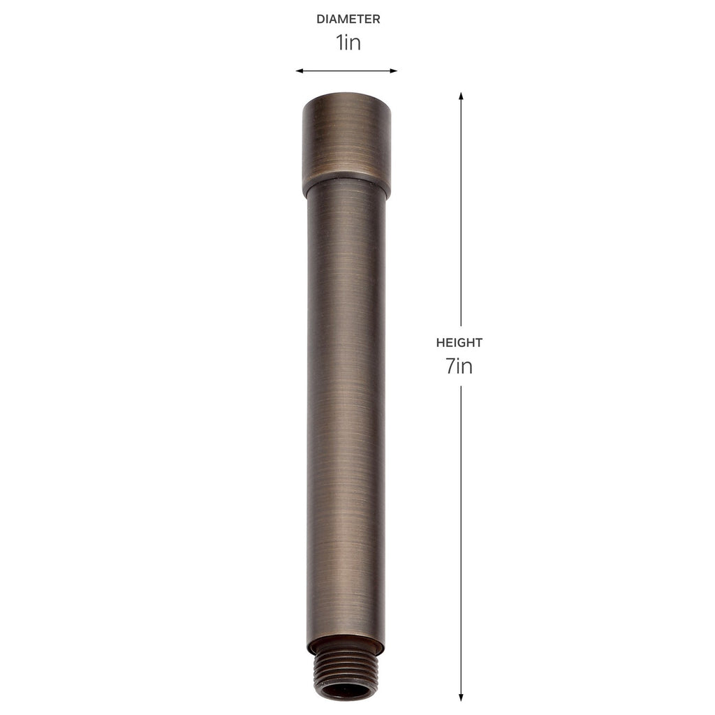 KICHLER 15510CBR 12V Male And Female Riser 6" Centennial Brass