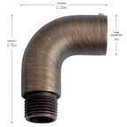KICHLER 15514CBR 12V 90 Degree Elbow Centennial Brass