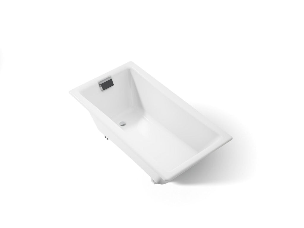 KOHLER K-850-0 Tea-For-Two 60" X 32" Drop-In Bath - White