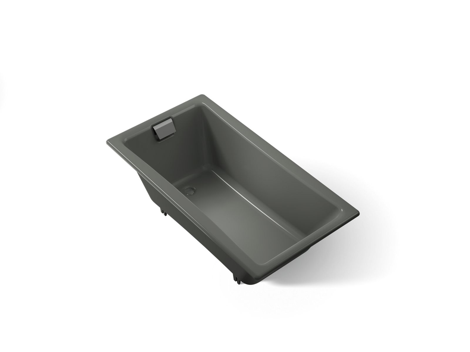 KOHLER K-850-58 Tea-For-Two 60" X 32" Drop-In Bath - Thunder Grey
