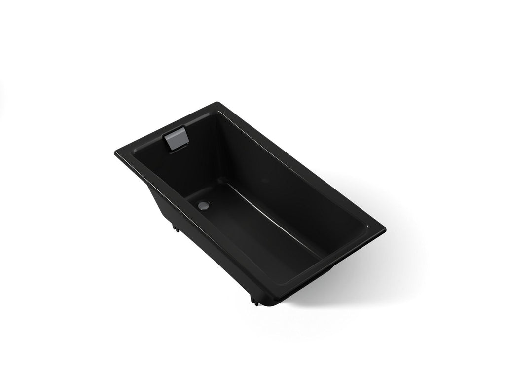 KOHLER K-850-7 Tea-For-Two 60" X 32" Drop-In Bath - Black Black