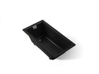 KOHLER K-850-7 Tea-For-Two 60" X 32" Drop-In Bath - Black Black