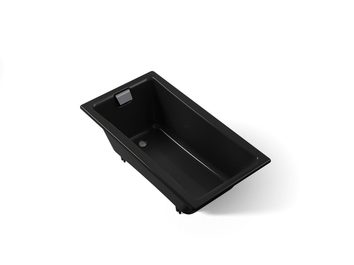 KOHLER K-850-7 Tea-For-Two 60" X 32" Drop-In Bath - Black Black