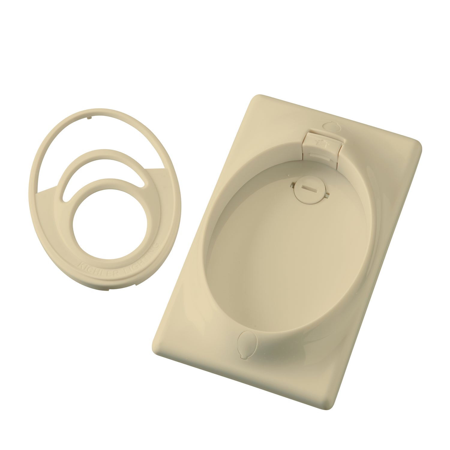 KICHLER 370010IV CoolTouch Single Gang Wall Plate Ivory