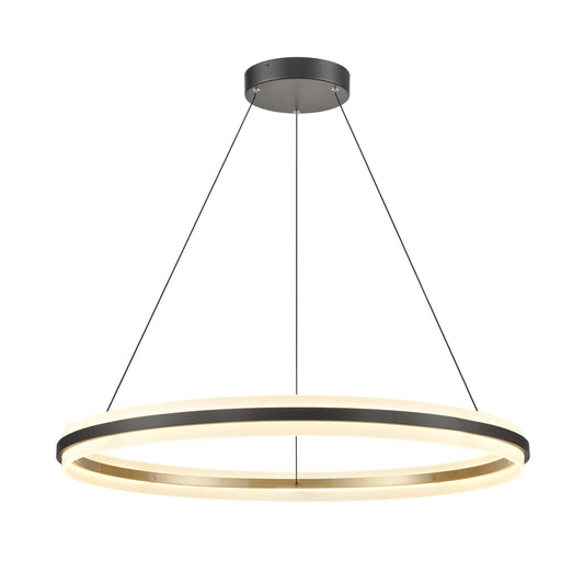 ELK SHOWROOM 85045/LED Light Ring 33'' Wide LED Pendant - Matte Black