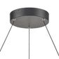 ELK SHOWROOM 85045/LED Light Ring 33'' Wide LED Pendant - Matte Black