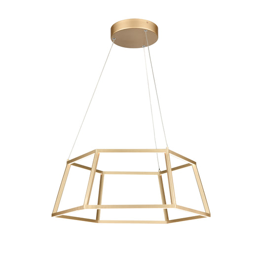 ELK SHOWROOM 85055/LED Minimalist 21'' Wide LED Pendant - Soft Gold