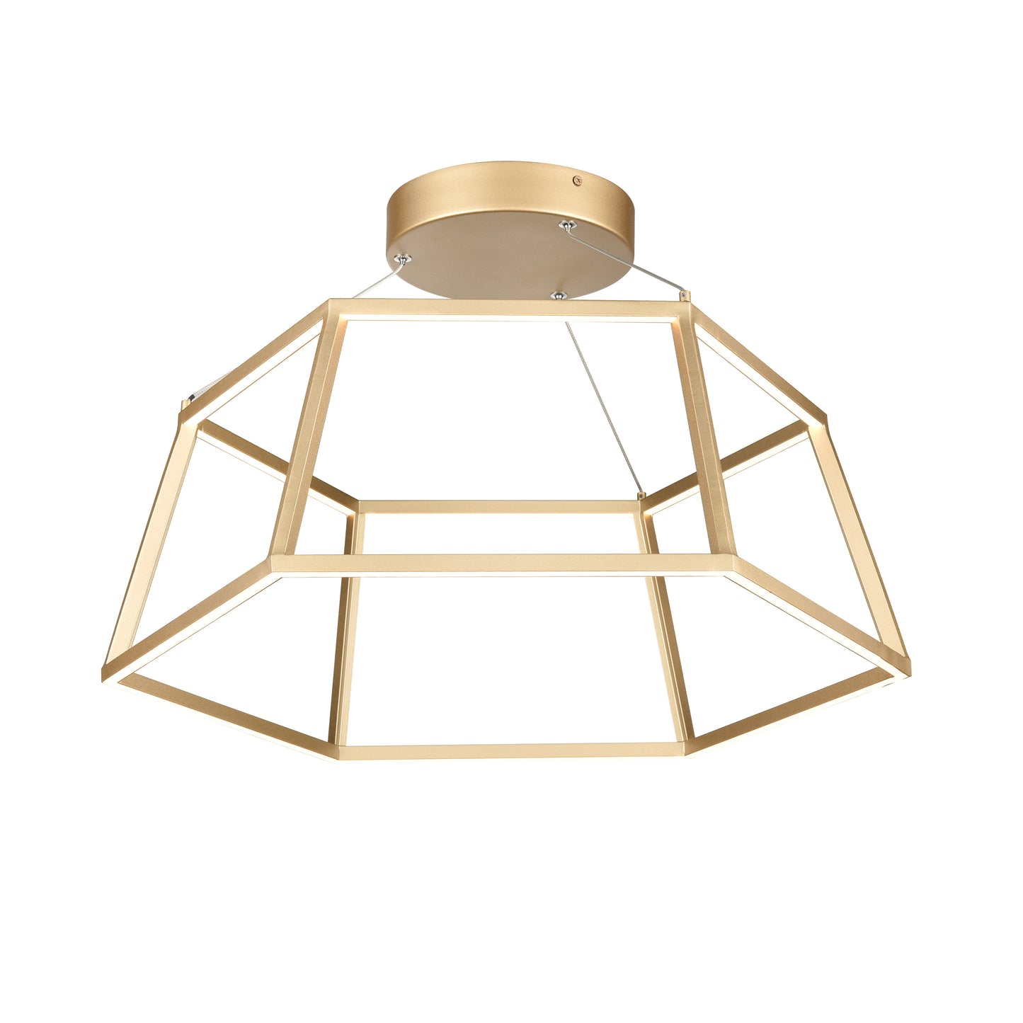 ELK SHOWROOM 85055/LED Minimalist 21'' Wide LED Pendant - Soft Gold