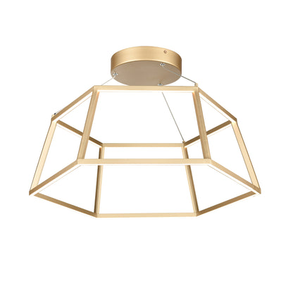 ELK SHOWROOM 85055/LED Minimalist 21'' Wide LED Pendant - Soft Gold