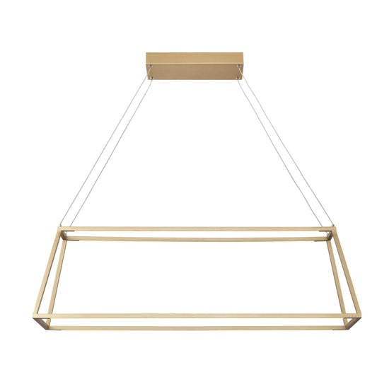 ELK SHOWROOM 85057/LED Minimalist 36'' Wide LED Linear Chandelier - Soft Gold