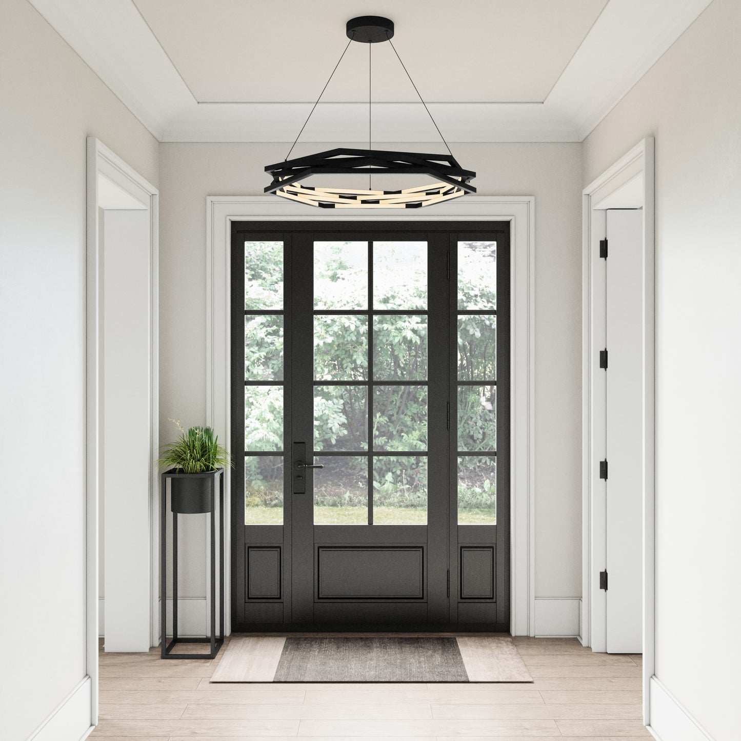 ELK SHOWROOM 85086/LED Catana 32'' Wide LED Pendant - Matte Black