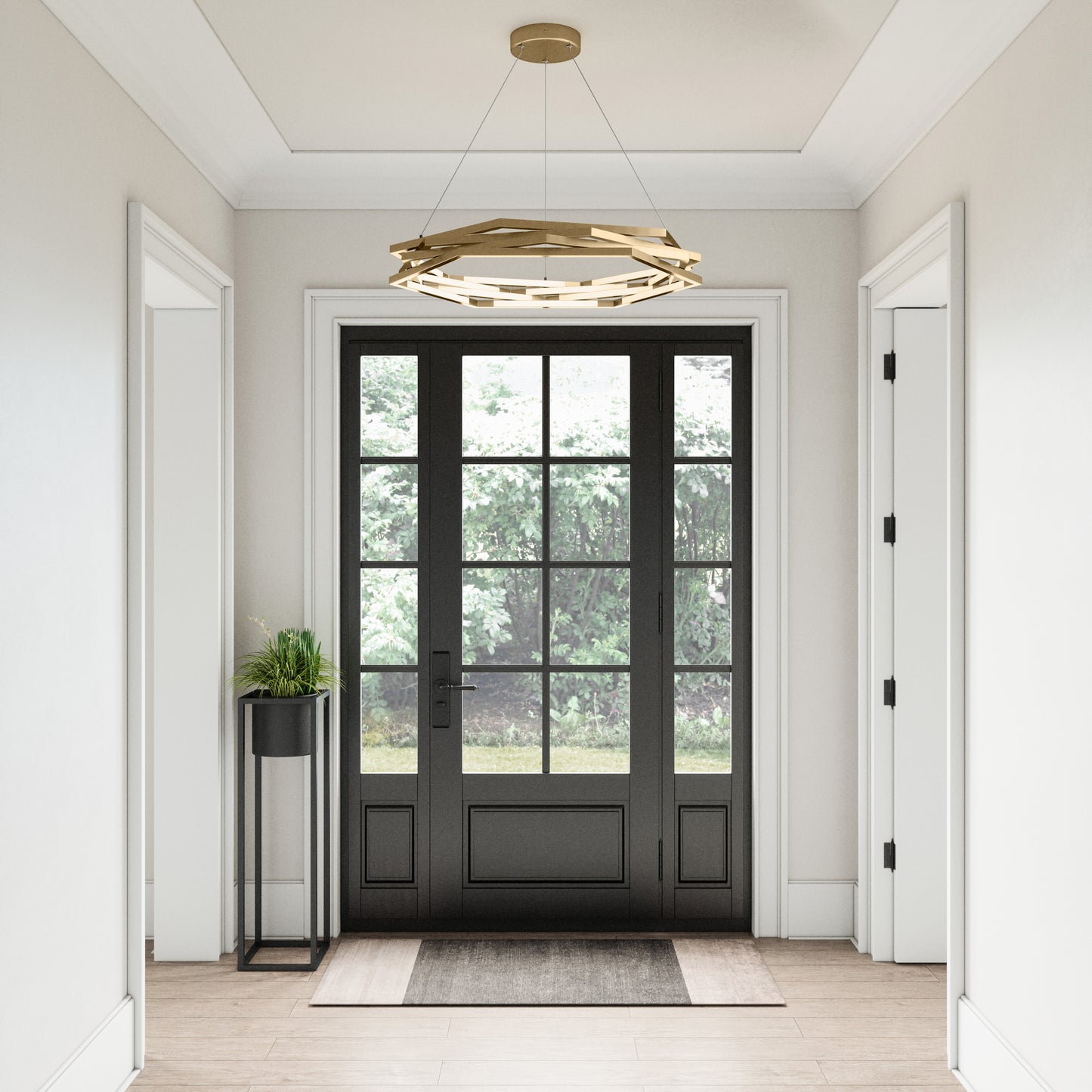 ELK SHOWROOM 85096/LED Catana 32'' Wide LED Pendant - Bronze