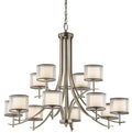 KICHLER 43151AP Tallie 12 Light Chandelier Antique Pewter