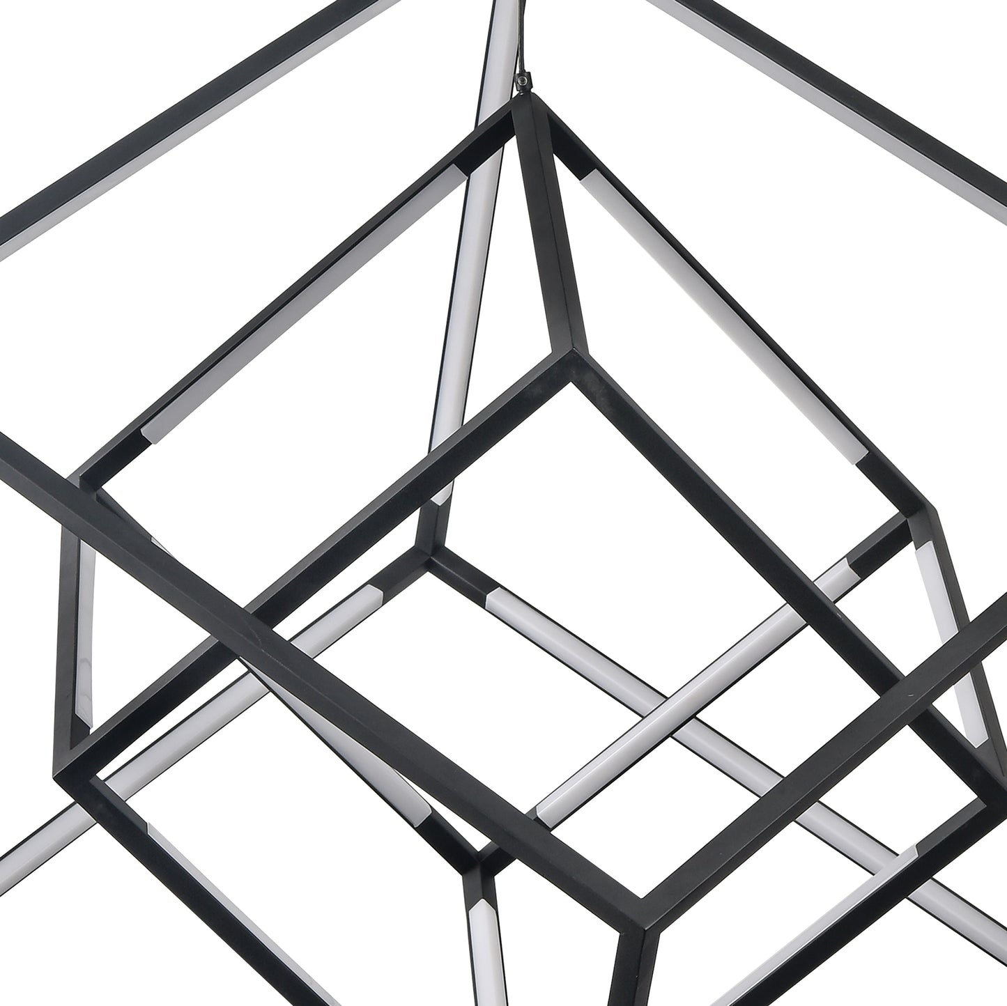 ELK SHOWROOM 85145/LED Cube Squared 17.75'' Wide LED Pendant - Matte Black