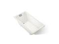 KOHLER K-852-GH96-96 Tea-For-Two 60" X 32" Drop-In Heated Bubblemassage Air Bath - Biscuit