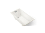 KOHLER K-852-GH96-96 Tea-For-Two 60" X 32" Drop-In Heated Bubblemassage Air Bath - Biscuit