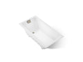 KOHLER K-852-GHBN-0 Tea-For-Two 60" X 32" Drop-In Heated Bubblemassage Air Bath - White