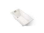 KOHLER K-852-GHBN-96 Tea-For-Two 60" X 32" Drop-In Heated Bubblemassage Air Bath - Biscuit