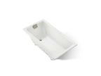 KOHLER K-852-GHBN-NY Tea-For-Two 60" X 32" Drop-In Heated Bubblemassage Air Bath - Dune