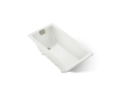 KOHLER K-852-GHBN-NY Tea-for-Two 60" x 32" drop-in Heated BubbleMassage air bath - Dune