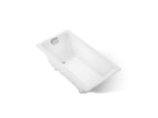 KOHLER K-852-GHCP-0 Tea-For-Two 60" X 32" Drop-In Heated Bubblemassage Air Bath - White