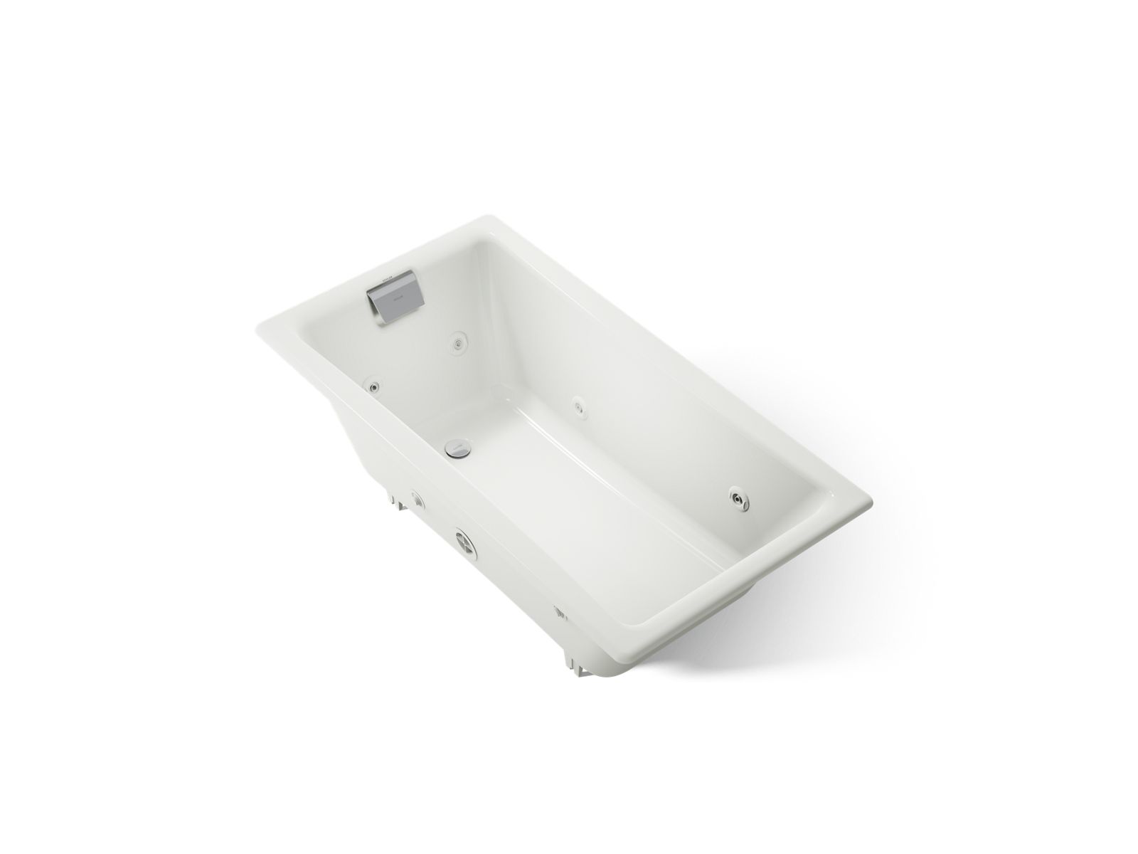 KOHLER K-852-JH-NY Tea-For-Two 60" X 32" Drop-In/Undermount Whirlpool Bath - Dune