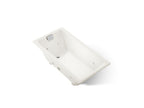 KOHLER K-852-JHB-96 Tea-For-Two 60" X 32" Drop-In/Undermount Whirlpool Bath - Biscuit