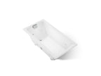 KOHLER K-852-JHE-0 Tea-For-Two 60" X 32" Drop-In/Undermount Whirlpool Bath - White