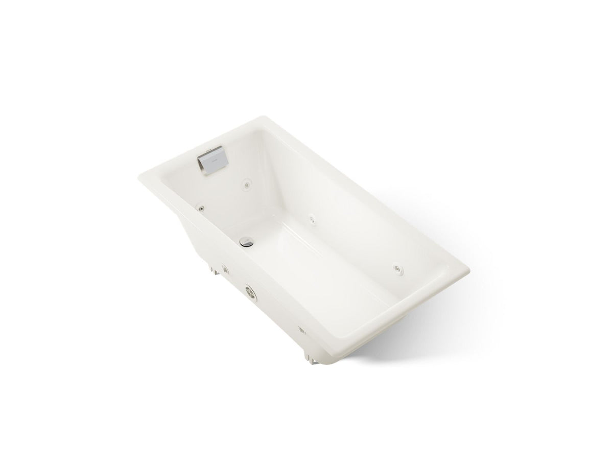 KOHLER K-852-JHE-96 Tea-For-Two 60" X 32" Drop-In/Undermount Whirlpool Bath - Biscuit