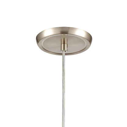 ELK SHOWROOM 85395/1 Sprinkle 5'' Wide 1-Light Mini Pendant - Satin Nickel