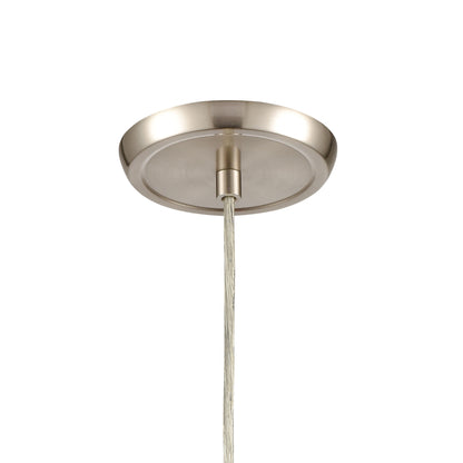 ELK SHOWROOM 85406/1 Sprinkle 5'' Wide 1-Light Mini Pendant - Satin Nickel