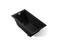 KOHLER K-855-7 Tea-For-Two 66" X 36" Drop-In/Undermount Bath - Black Black