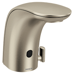 MOEN 8554BN M-Power Chrome One-Handle Sensor-Operated Lavatory Faucet - Brushed Nickel