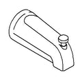 KOHLER Spout, Slip Diverter Bath - Vibrant Brushed Bronze, K-85556-BV