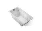 KOHLER K-856-AH-95 Tea-For-Two 66" X 36" Drop-In Effervescence Whirlpool Bath - Ice Grey