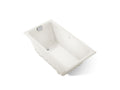 KOHLER K-856-GH96-96 Tea-For-Two 66" X 36" Drop-In Heated Bubblemassage Air Bath - Biscuit