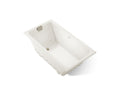 KOHLER K-856-GHBN-96 Tea-For-Two 66" X 36" Drop-In Heated Bubblemassage Air Bath - Biscuit