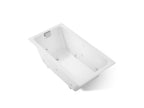 KOHLER K-856-JH-0 Tea-For-Two 66" X 36" Drop-In/Undermount Whirlpool Bath - White
