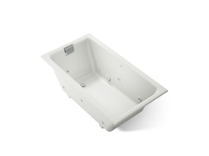 KOHLER K-856-JHE-NY Tea-for-Two 66" x 36" drop-in/undermount whirlpool bath - Dune
