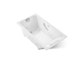 KOHLER K-856-M-0 Tea-For-Two 66" X 36" Drop-In Whirlpool Bath - White