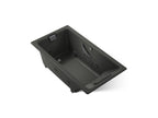 KOHLER K-856-M-58 Tea-For-Two 66" X 36" Drop-In Whirlpool Bath - Thunder Grey