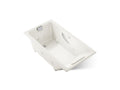 KOHLER K-856-M-96 Tea-For-Two 66" X 36" Drop-In Whirlpool Bath - Biscuit