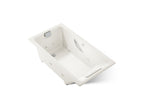 KOHLER K-856-M-96 Tea-For-Two 66" X 36" Drop-In Whirlpool Bath - Biscuit