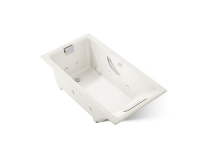 KOHLER K-856-M-96 Tea-for-Two 66" x 36" drop-in whirlpool bath - Biscuit