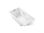 KOHLER K-856-V-0 Tea-For-Two 66" X 36" Drop-In Effervescence Whirlpool Bath - White