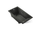 KOHLER K-856-V-58 Tea-For-Two 66" X 36" Drop-In Effervescence Whirlpool Bath - Thunder Grey