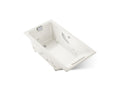 KOHLER K-856-V-96 Tea-For-Two 66" X 36" Drop-In Effervescence Whirlpool Bath - Biscuit